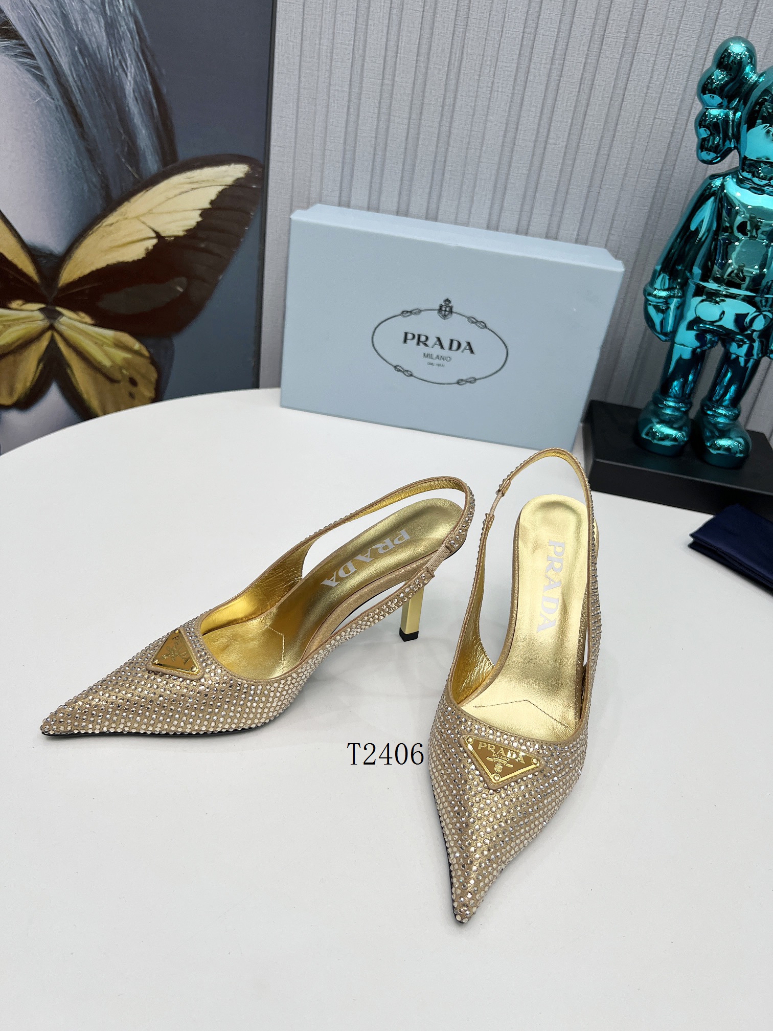 Prada sz35-39 8cm h0607