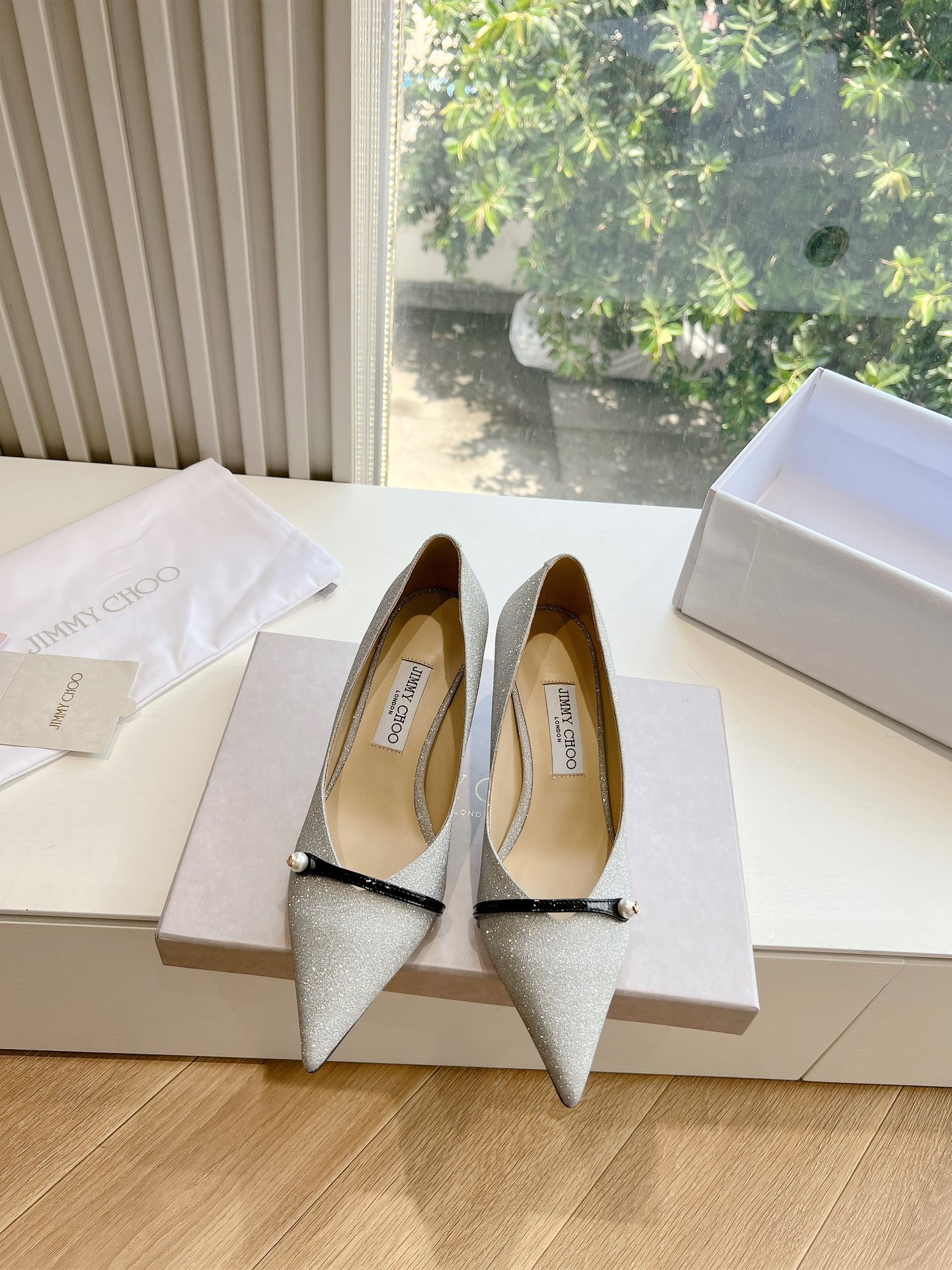Jimmy Choo sz35-40 6.5cm h0802