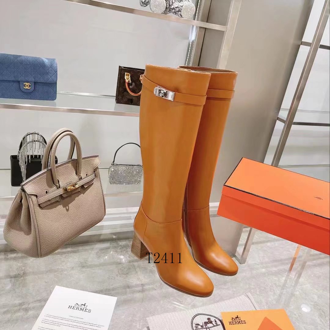 Hermes Long Boots Women 0222