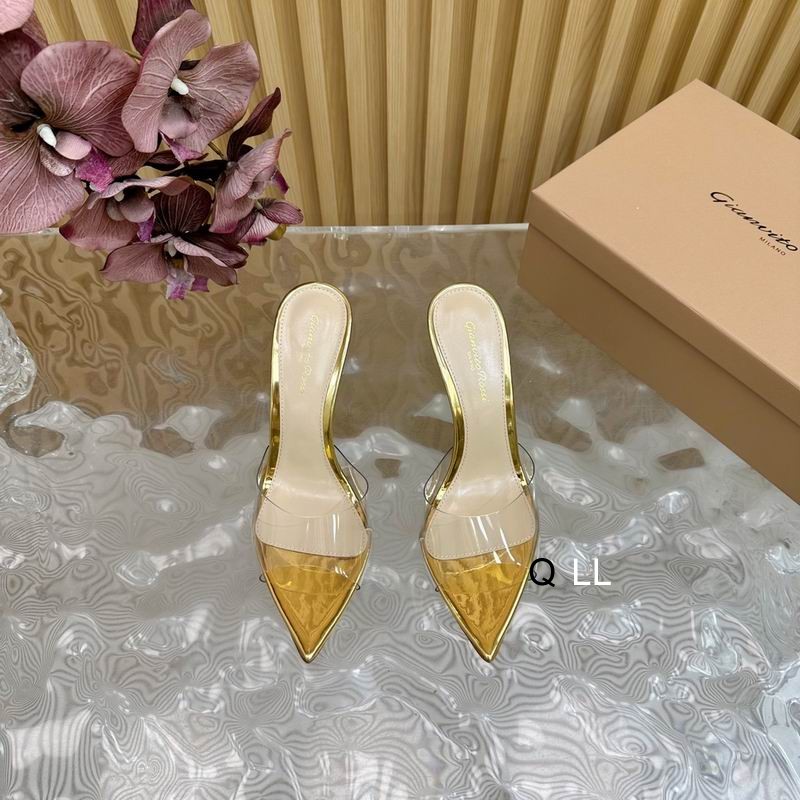 Gianvito Rossi sz35-40 10.5CM  8.5CM   5.5CM LL1203