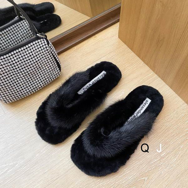 Alexander Wang Fur Saddles Ts